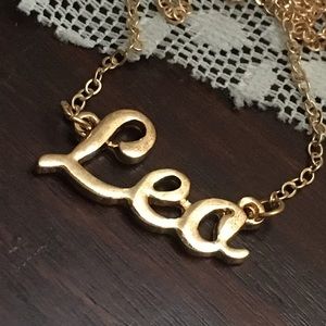 Engraved Leo Necklace